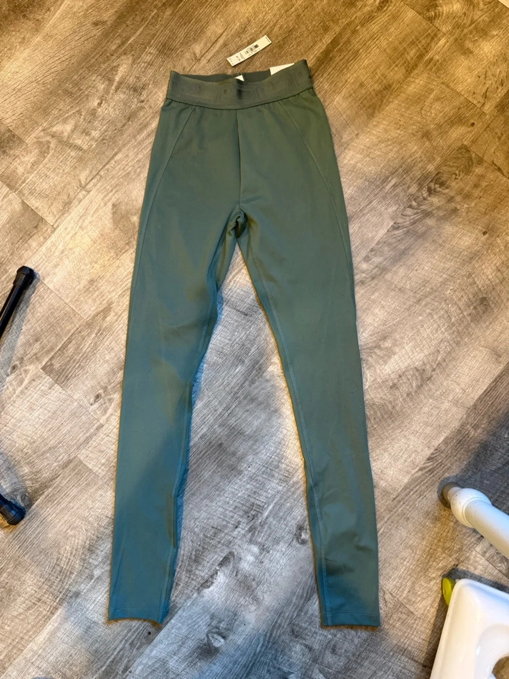 PINK Victoria's Secret Olive Green Active Leggings